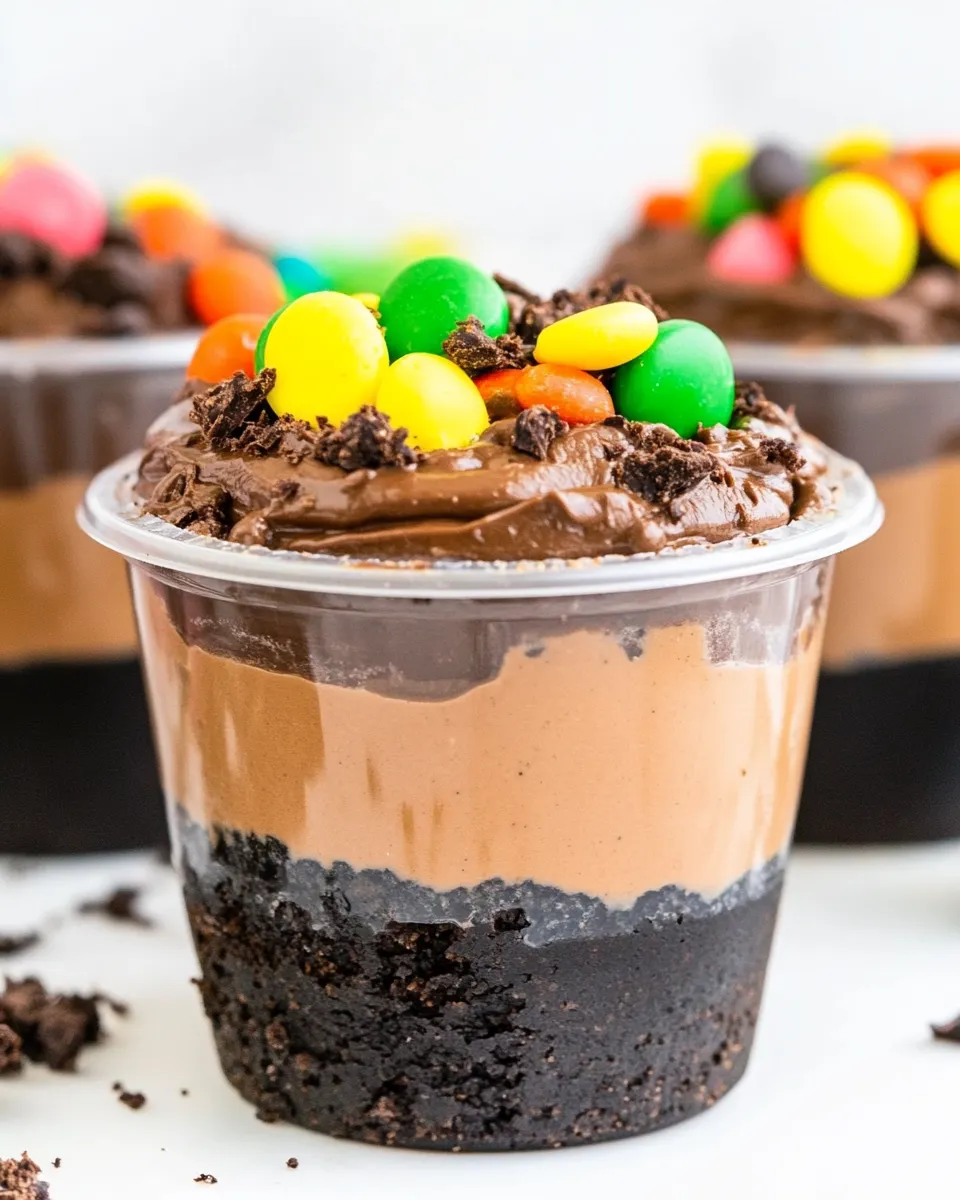 Delicious Easy Chocolate Dirt Pie Cups (With Variations!) recipe photo