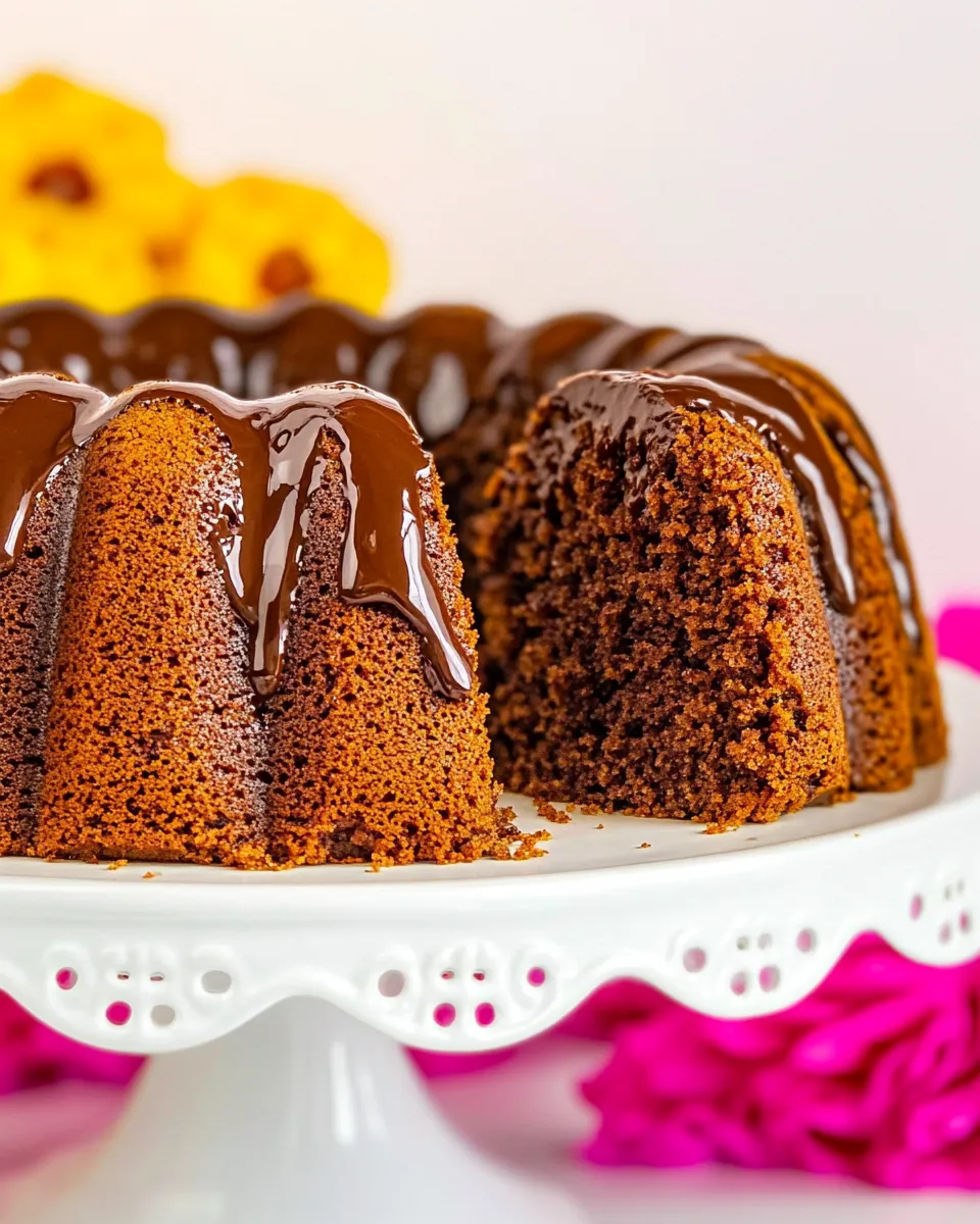 Classic Easy Chocolate Pound Cake dish photo