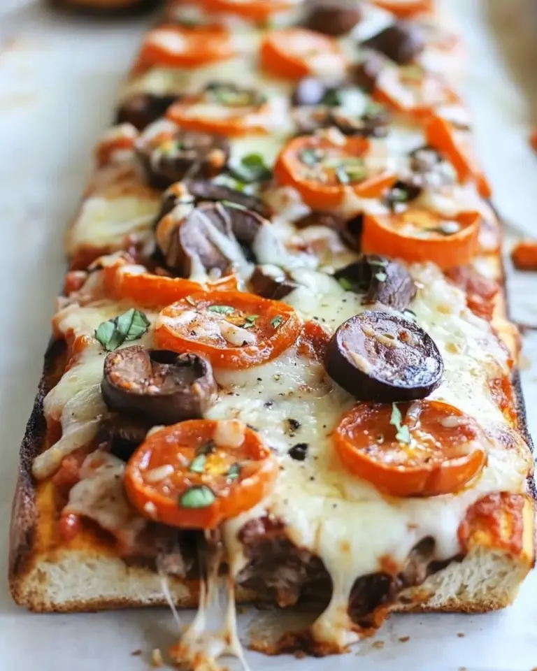 Homemade Easy French Bread Pizza recipe photo
