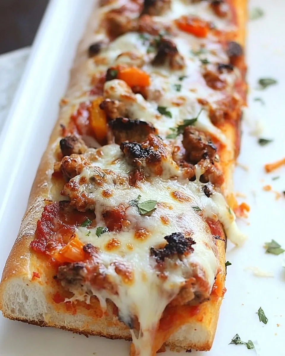Classic Easy French Bread Pizza dish photo