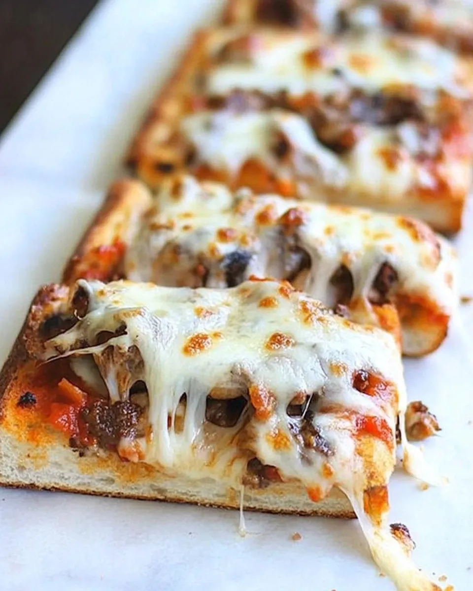 Quick Easy French Bread Pizza image