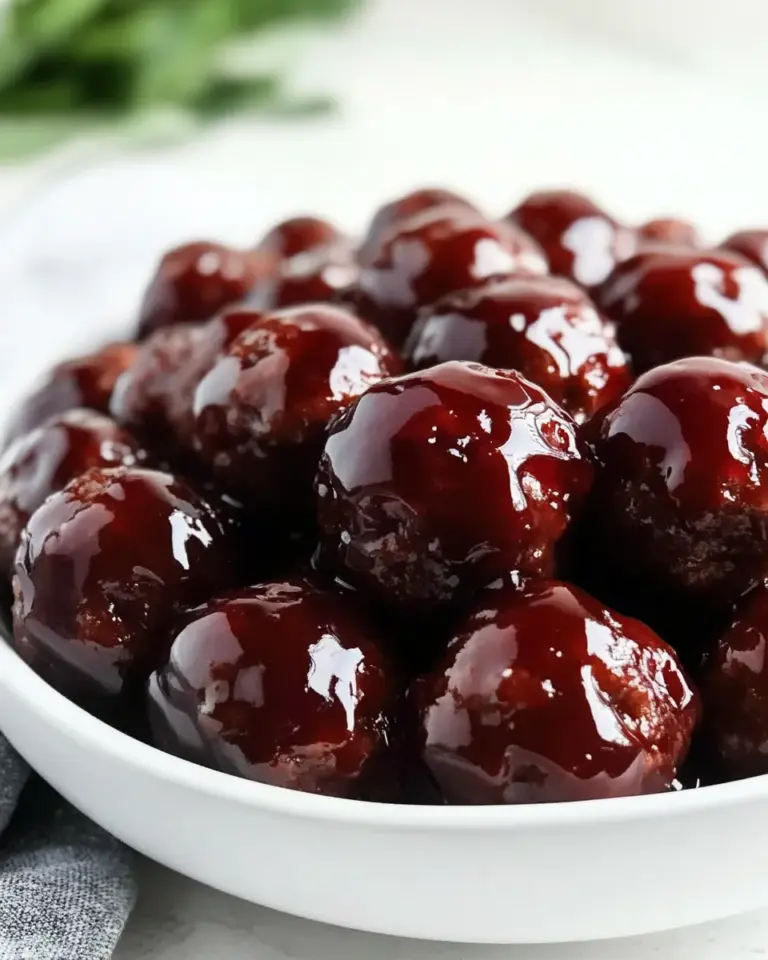 Homemade Easy Grape Jelly Meatballs recipe photo