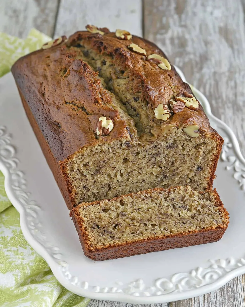 Delicious Easy Homemade Banana Nut Bread Recipe picture