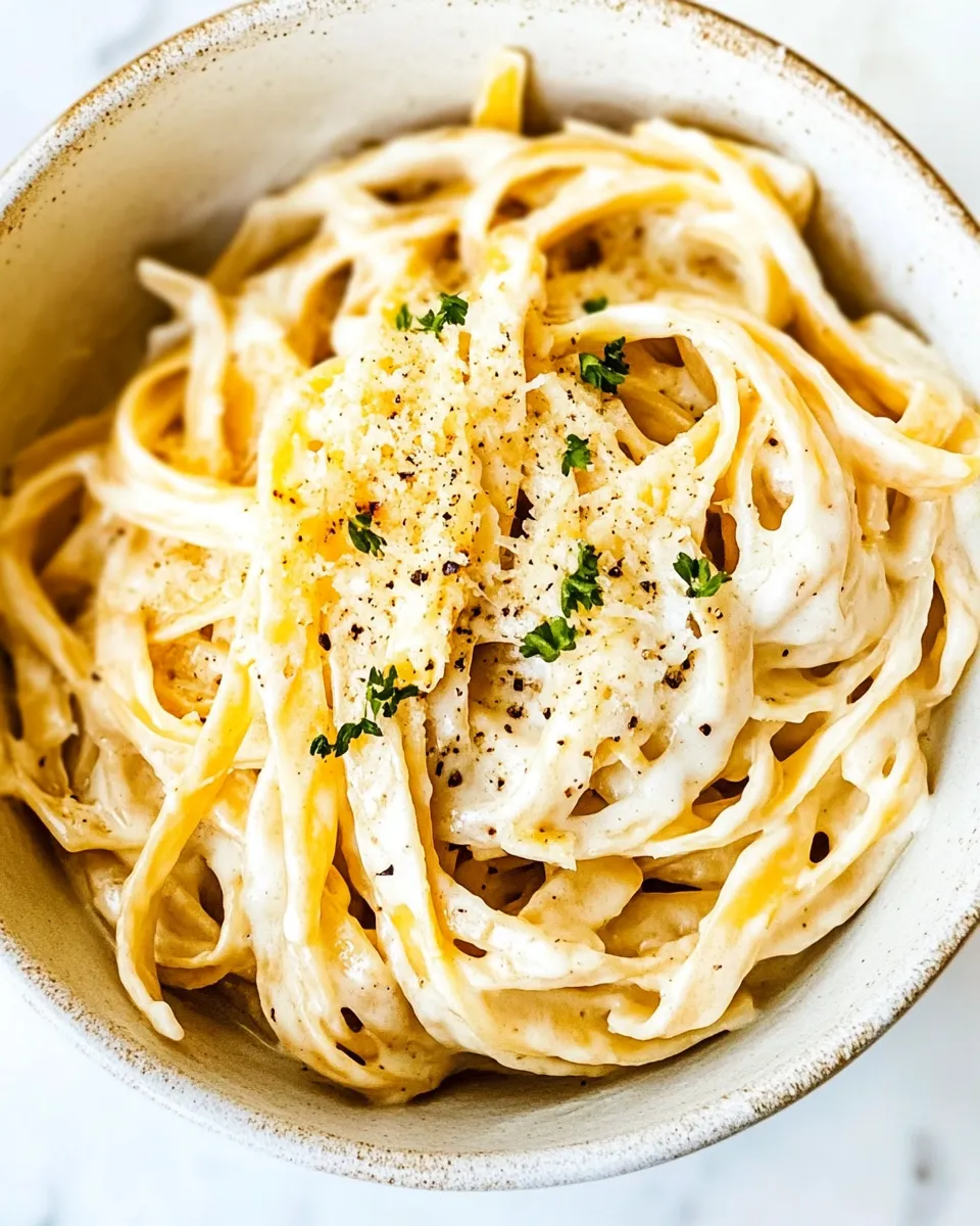 Delicious Easy Homemade Fettuccine Alfredo recipe photo