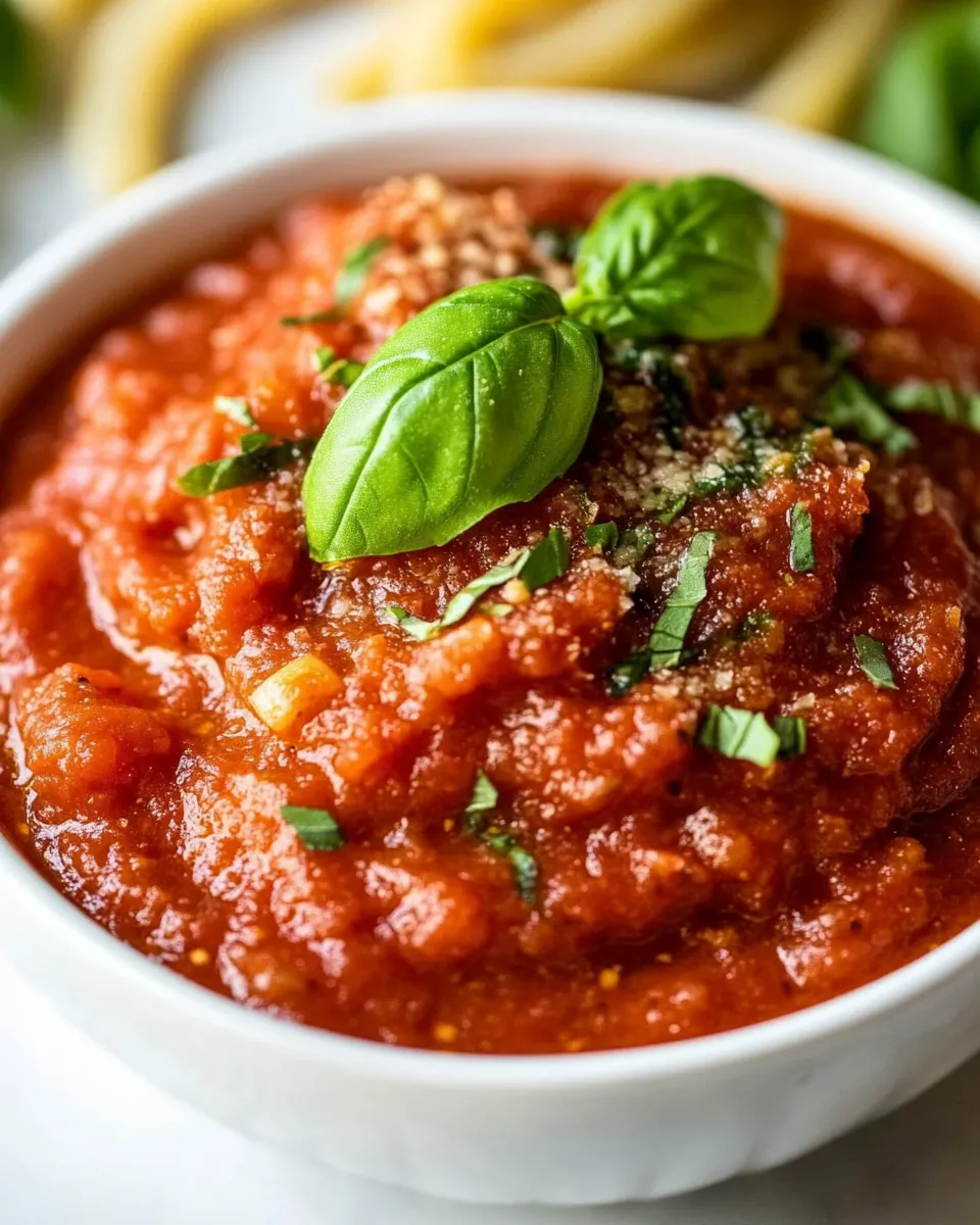 Classic Easy Homemade Marinara Sauce Recipe image
