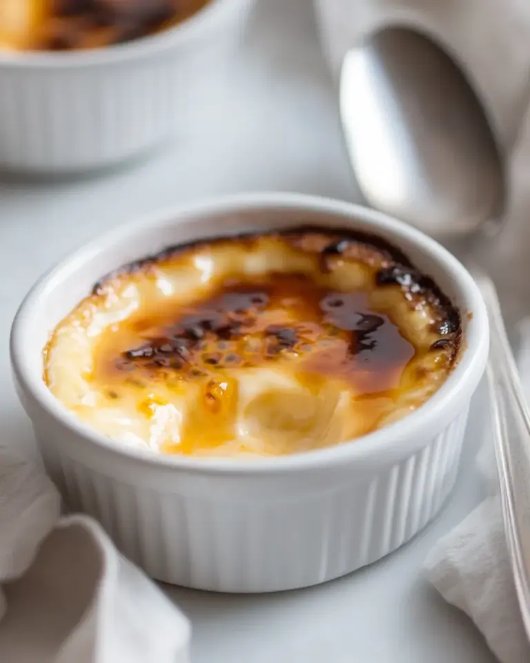 Homemade Easy Instant Pot Instant Pot Crme Brle with passionfruit photo