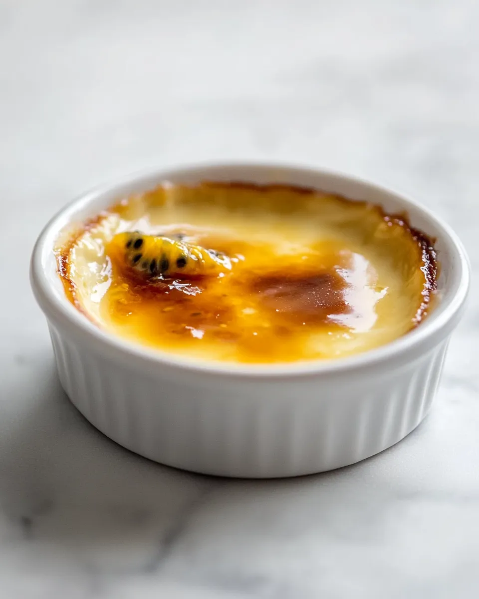 Classic Easy Instant Pot Instant Pot Crme Brle with passionfruit image