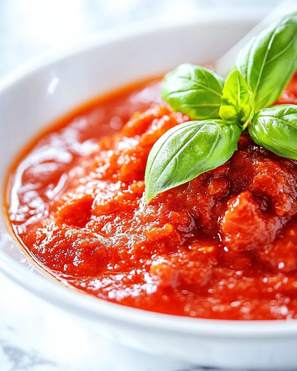 Classic Easy Marinara Sauce Recipe image