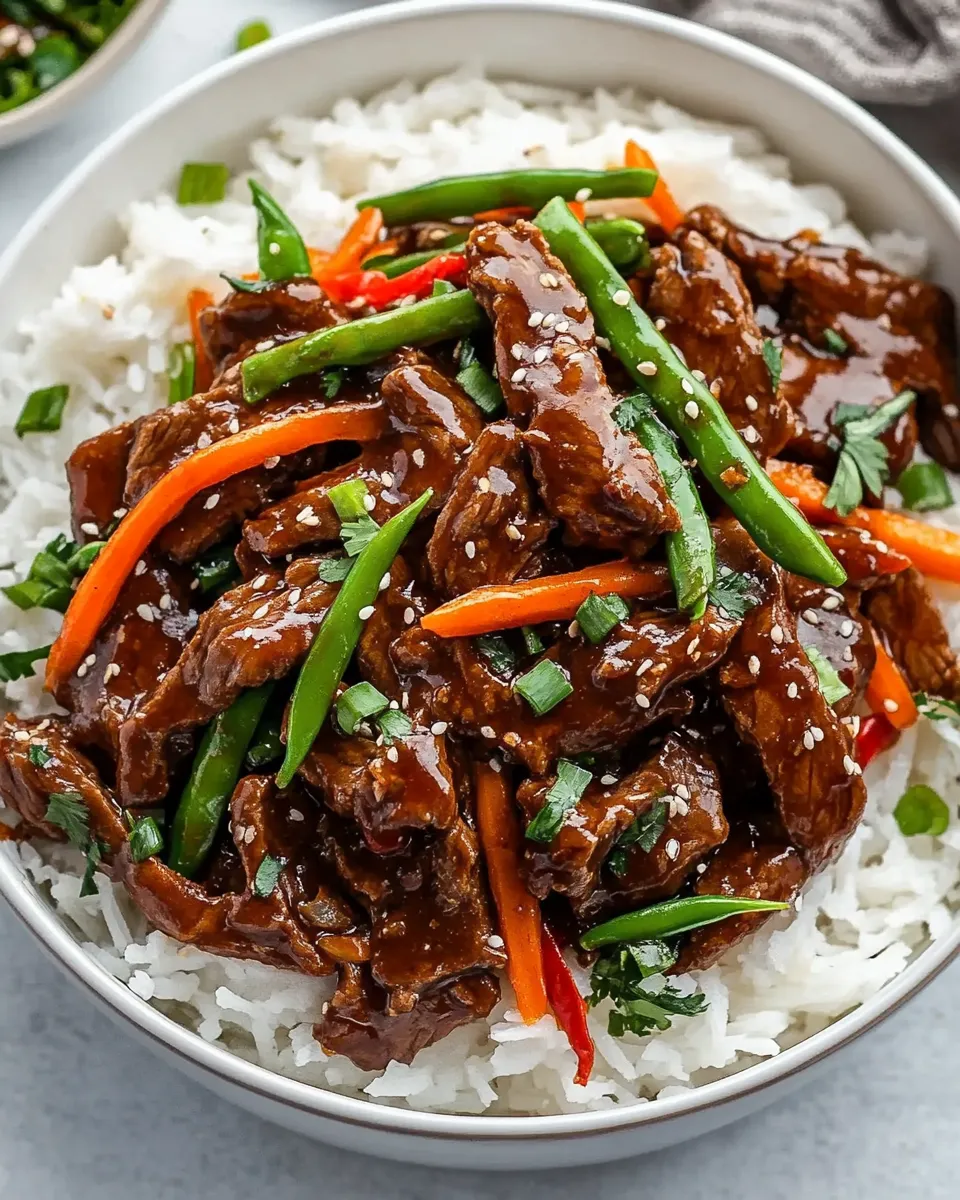 Delicious Easy Mongolian Beef Recipe dish photo