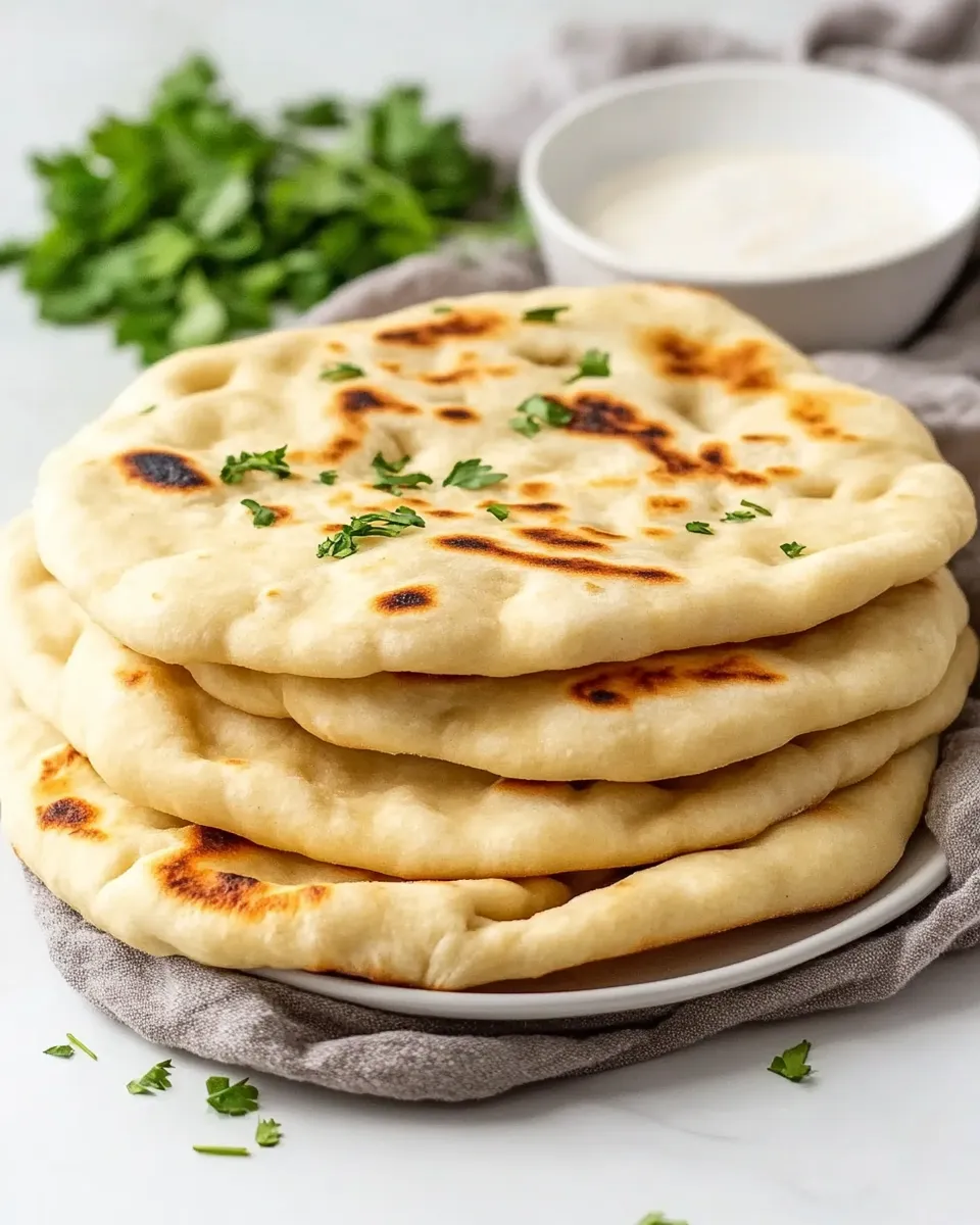 Homemade Easy Naan Bread recipe photo