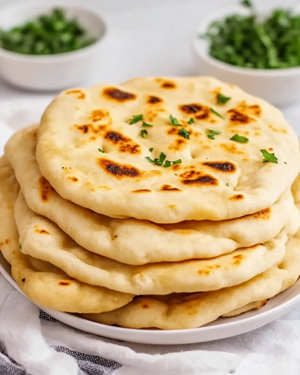 Classic Easy Naan Bread dish photo
