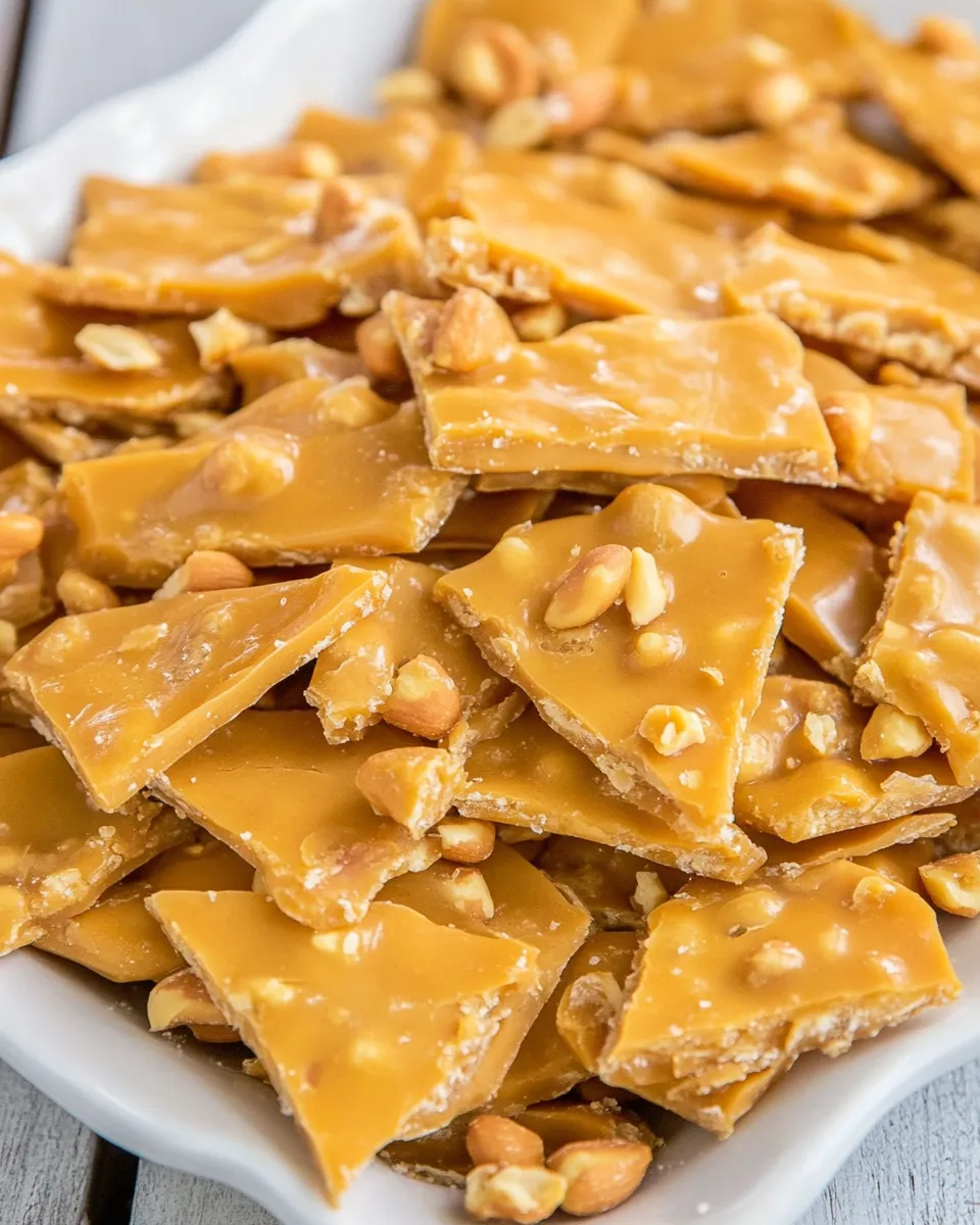 Delicious Easy Peanut Brittle recipe photo