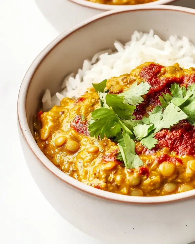 Homemade Easy Red Lentil Curry (Vegan & One-Pot Recipe!) photo