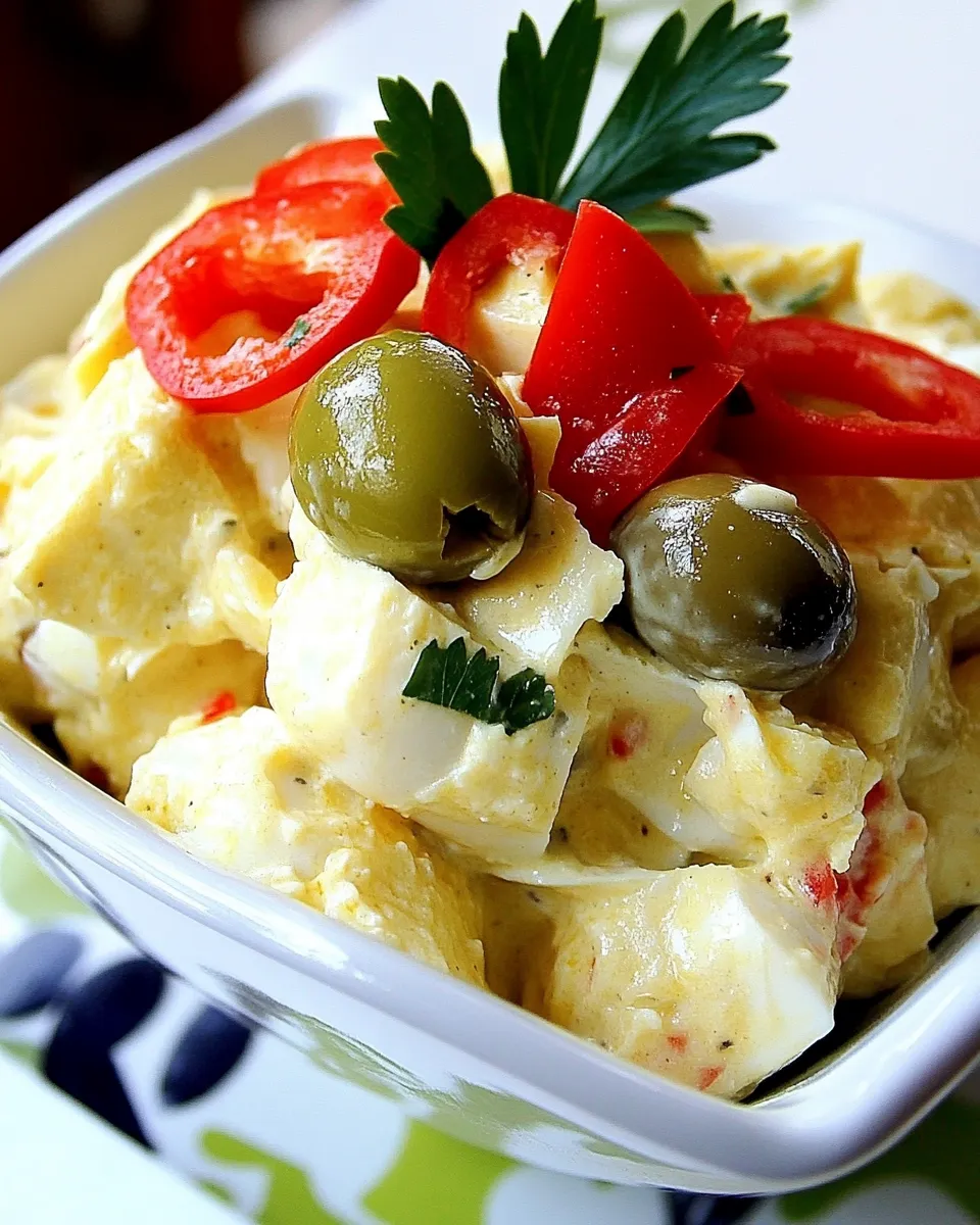 Homemade Egg Salad with Olives Recipe photo