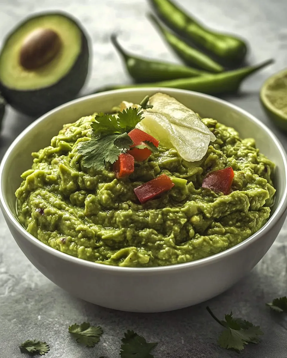 Homemade El Fenix Guacamole recipe photo