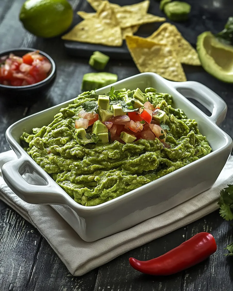 Easy El Fenix Guacamole food shot