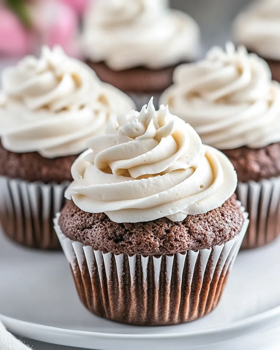Quick Emergency Blender Cupcakes food shot
