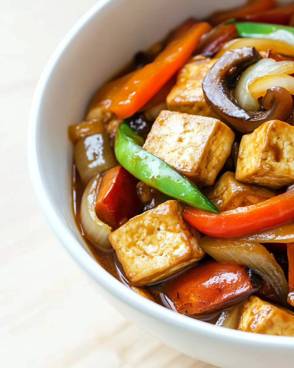 Homemade Everyday Tofu Stir Fry recipe photo