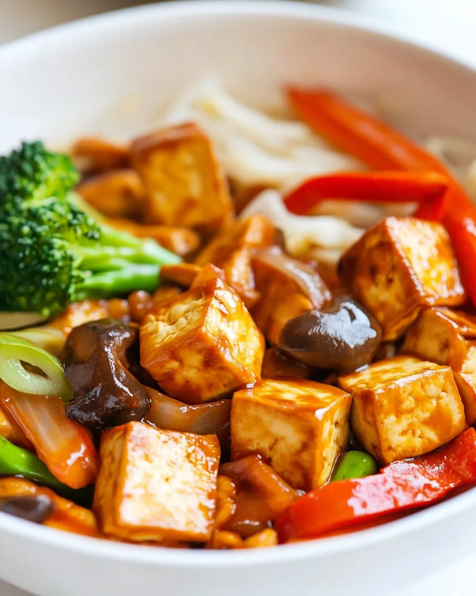Easy Everyday Tofu Stir Fry food shot