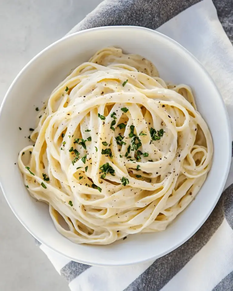 Homemade Fettuccine Alfredo photo