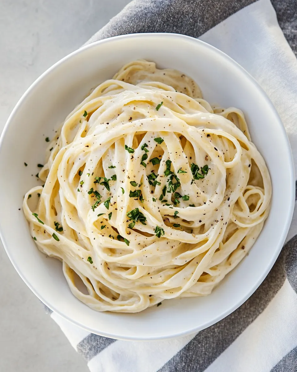 Homemade Fettuccine Alfredo photo