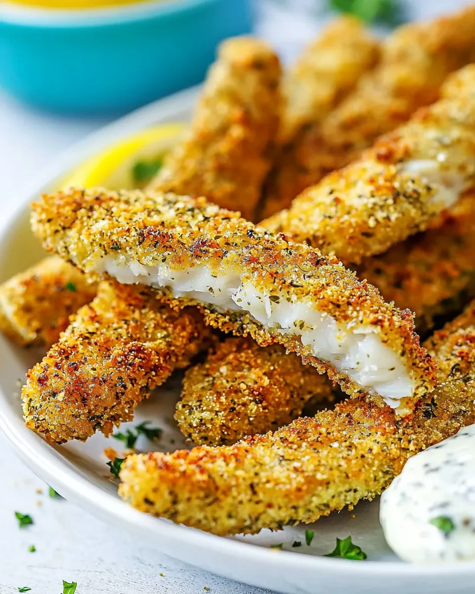 Homemade Fish Sticks (Crispy Oven, Air Fryer or Fried) photo