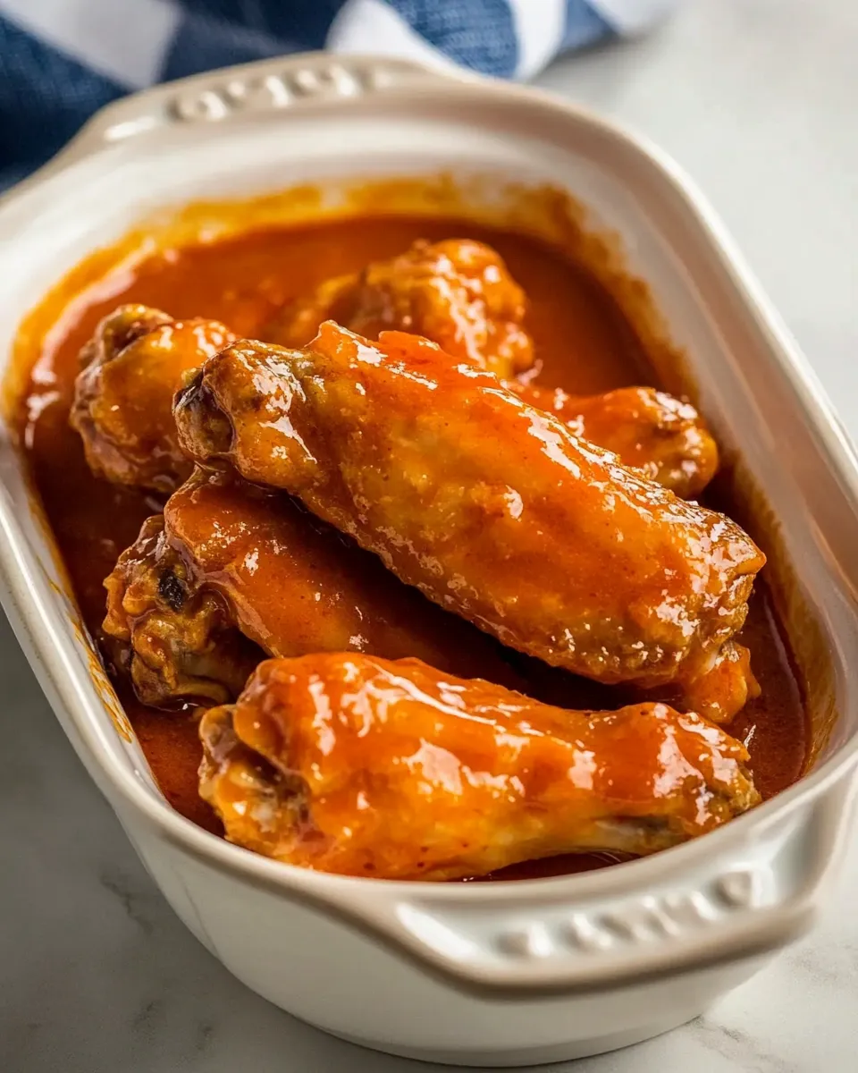 Easy Fried Buffalo Wings Recipe shot