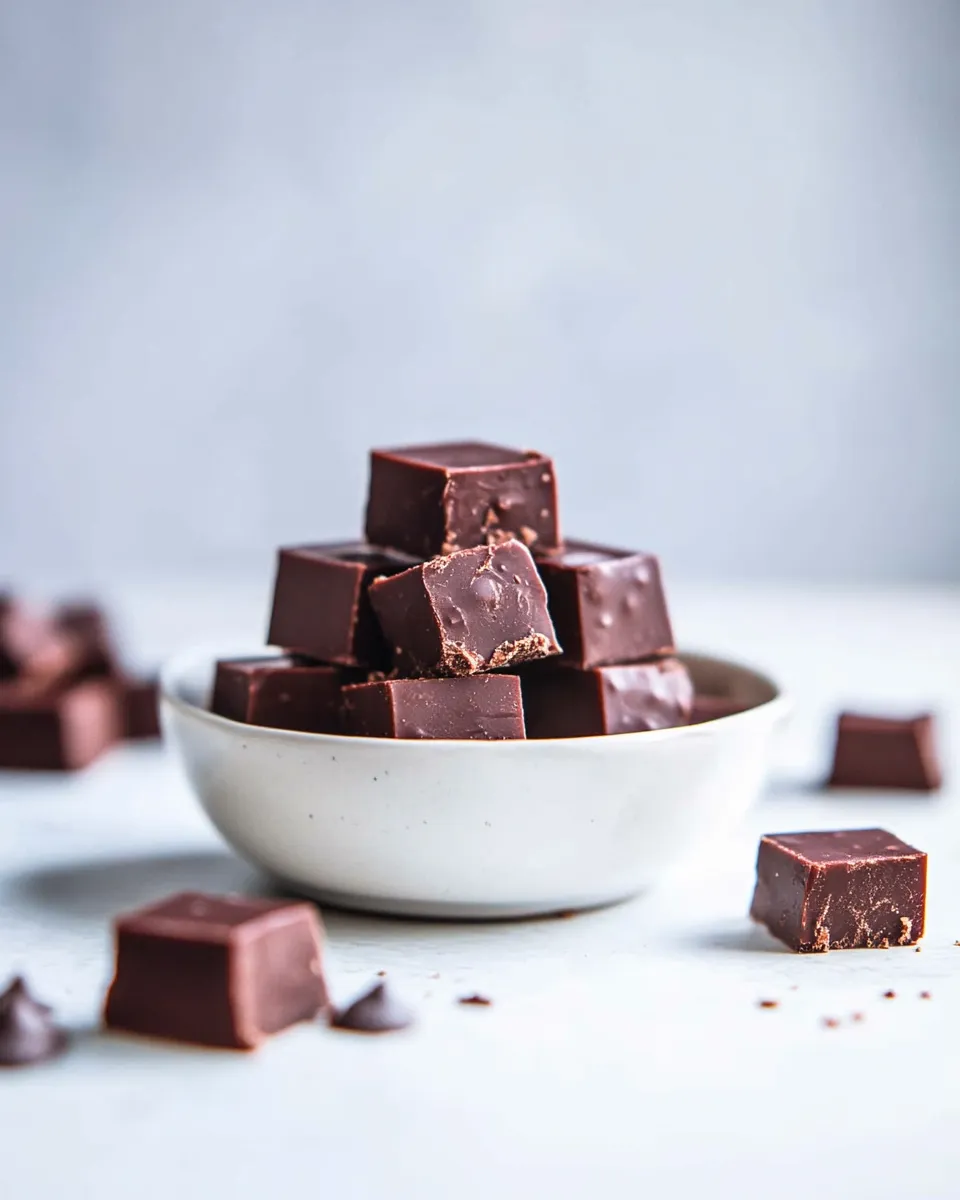 Delicious Fudge Recipe food shot