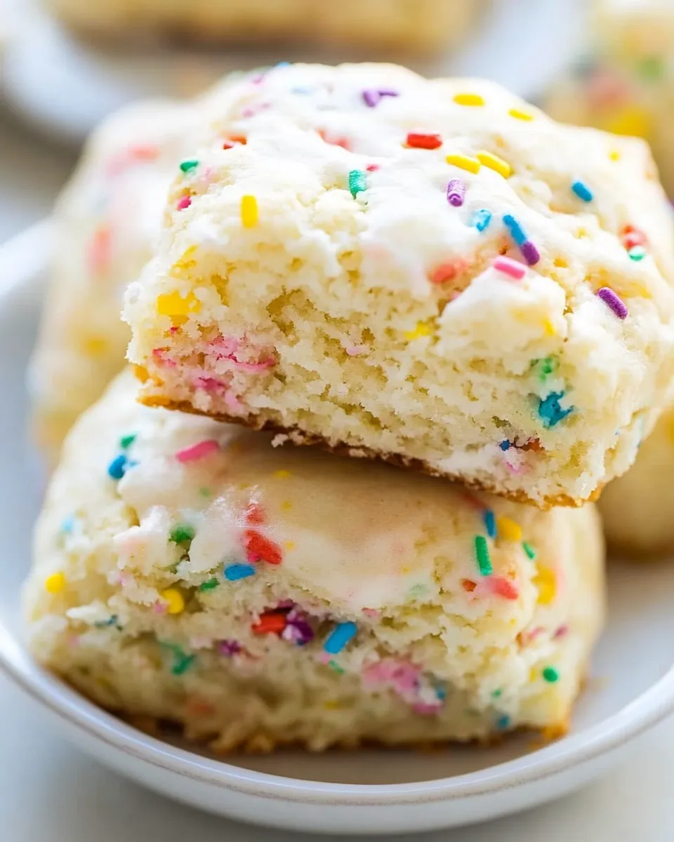 Homemade Funfetti Biscuits photo
