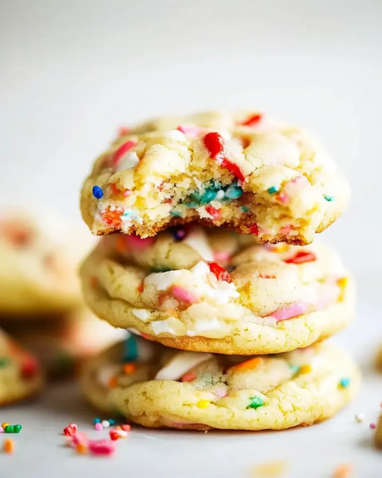 Homemade Funfetti Cheesecake Pudding Cookies photo