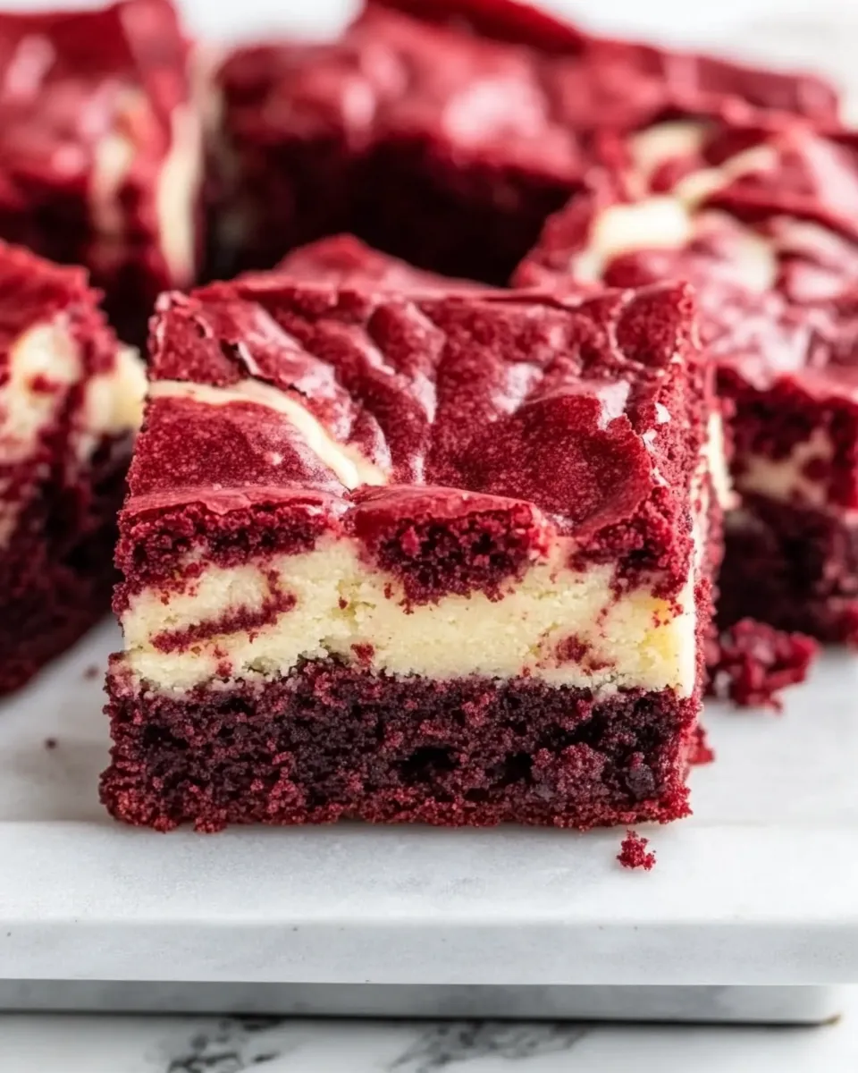 Easy GF Red Velvet Brownies recipe photo