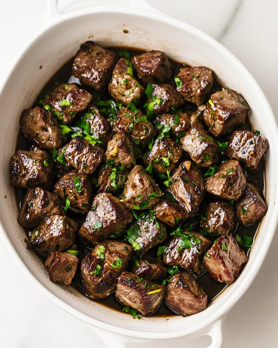 Delicious Garlic Butter Steak Bites dish photo