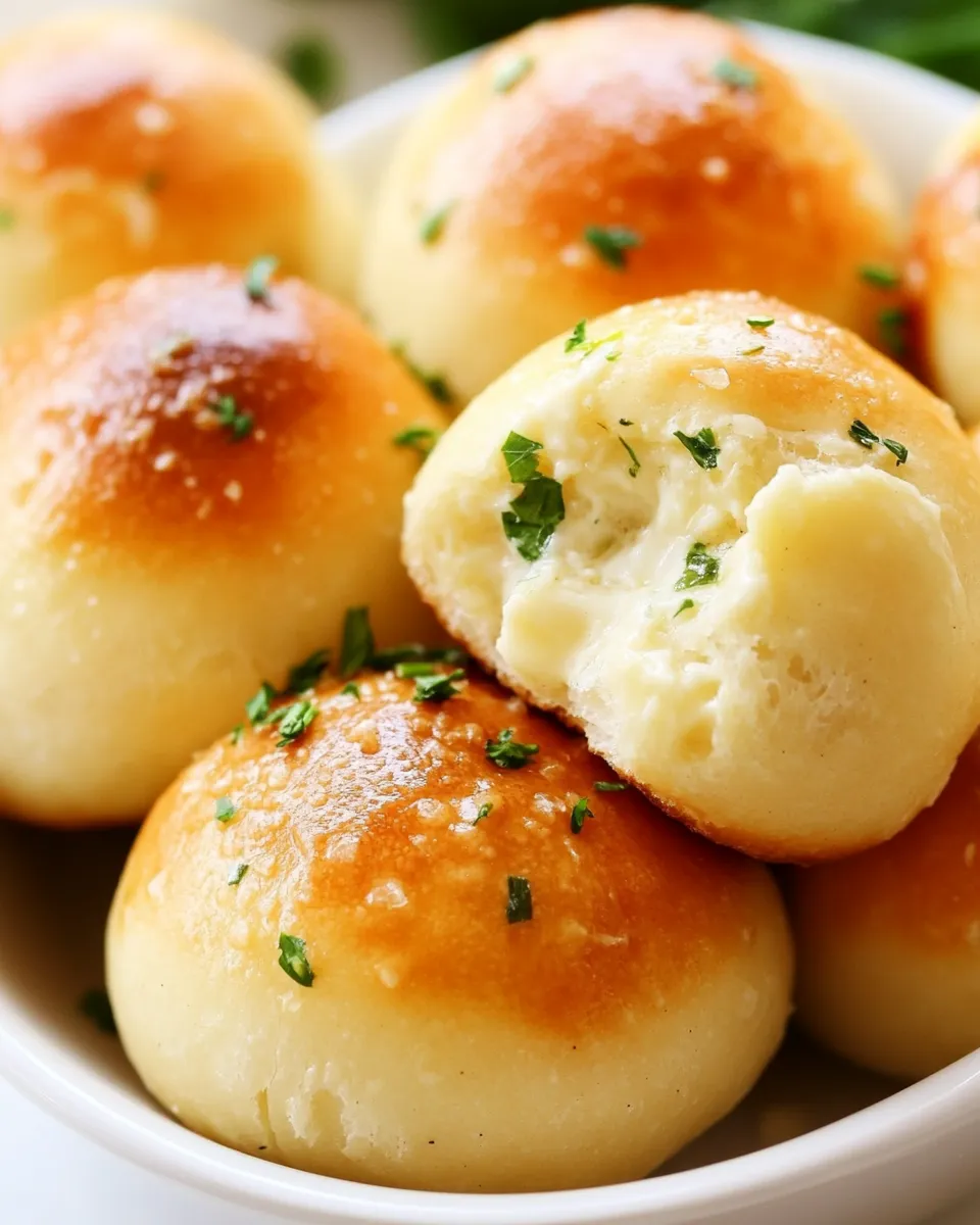 Easy Garlic Herb Cheese Bombs recipe photo