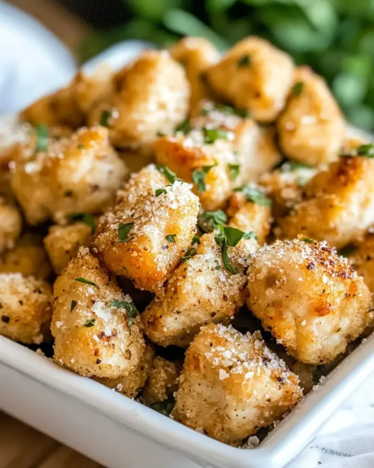 Delicious Garlic Parmesan Chicken Bites recipe photo