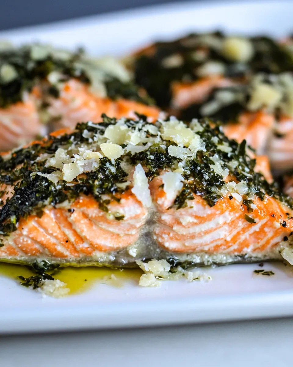 Delicious Garlic Parmesan Salmon dish photo