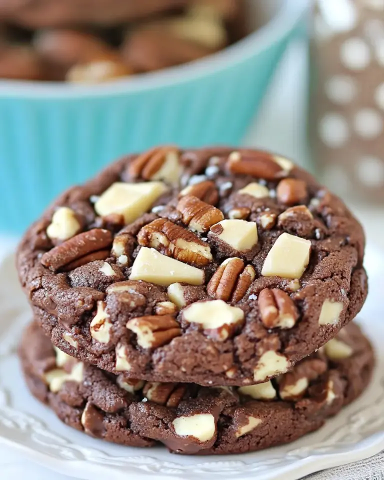 Homemade Giant Chocolate Toffee Pecan Cookies recipe photo