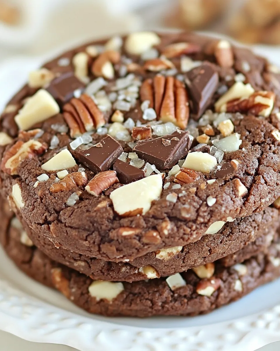 Classic Giant Chocolate Toffee Pecan Cookies dish photo