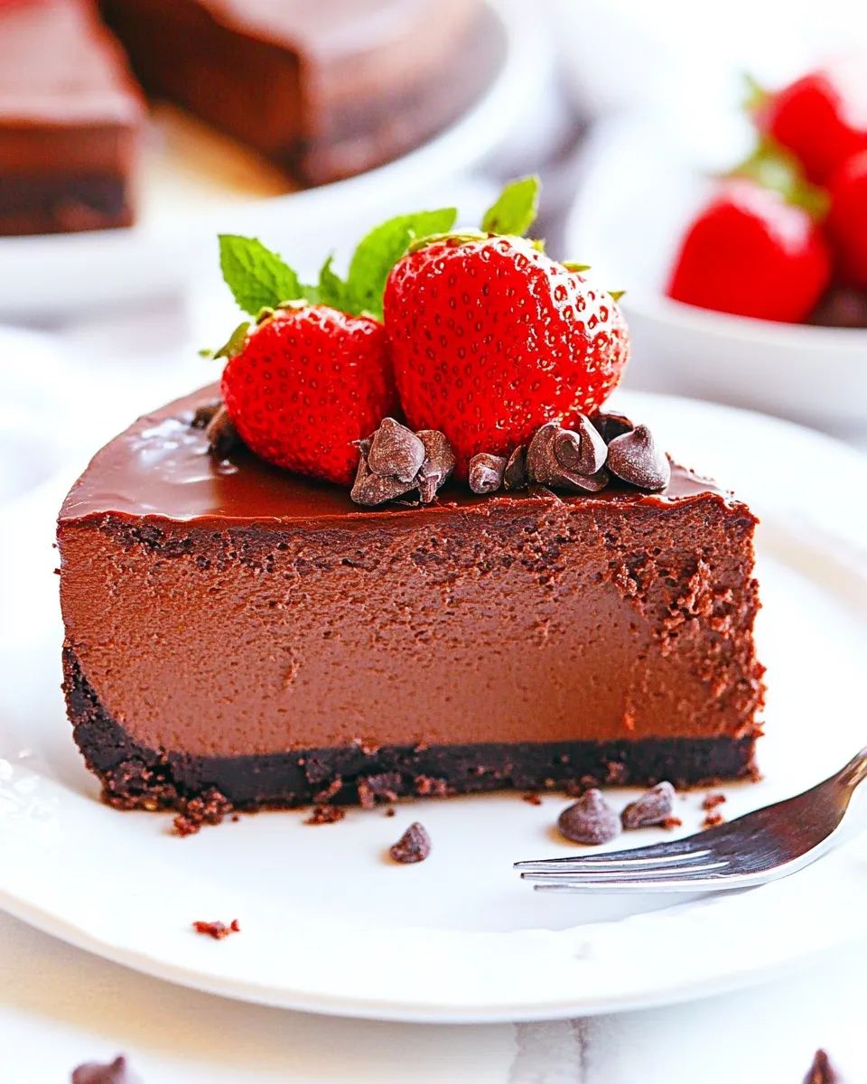 Homemade Godiva Chocolate Cheesecake Recipe photo