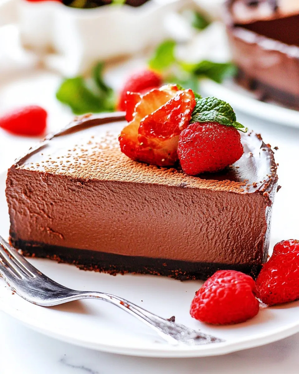 Delicious Godiva Chocolate Cheesecake Recipe dish photo