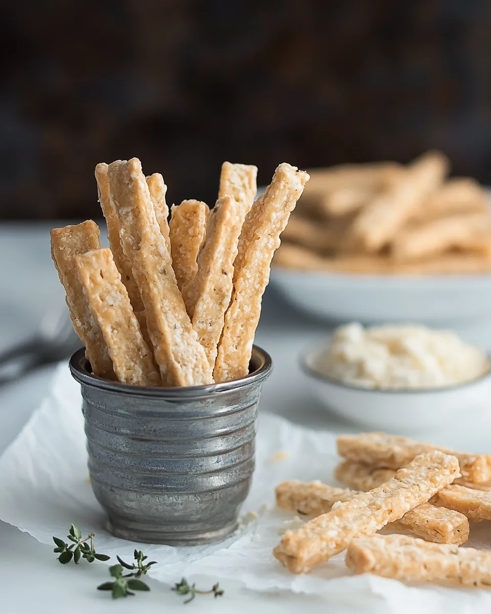 Classic Gorgonzola Cheese Straws dish photo