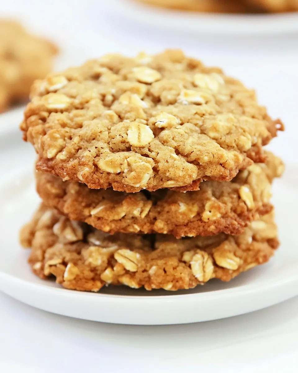 Homemade Grandmas Oatmeal Cookies photo