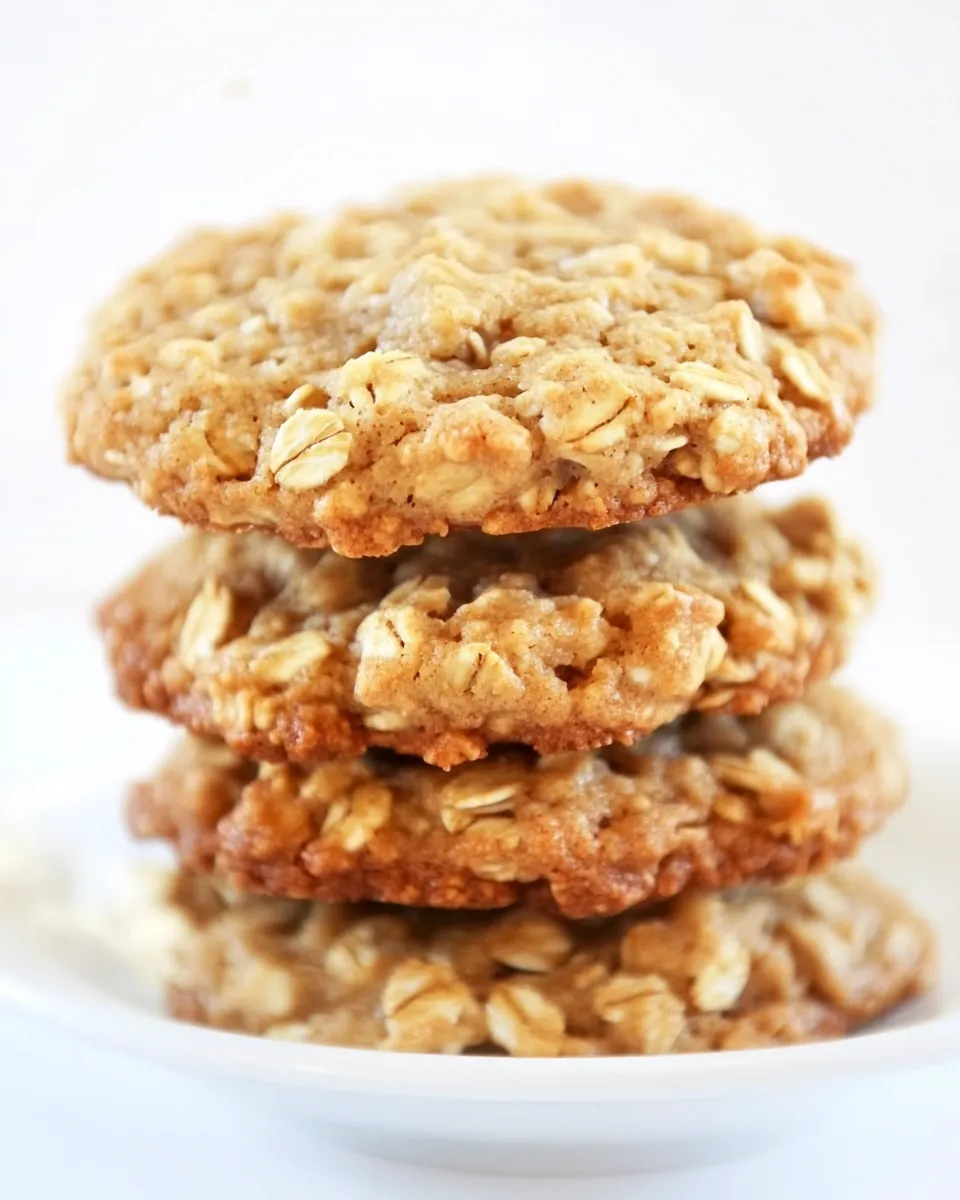 Classic Grandmas Oatmeal Cookies recipe image