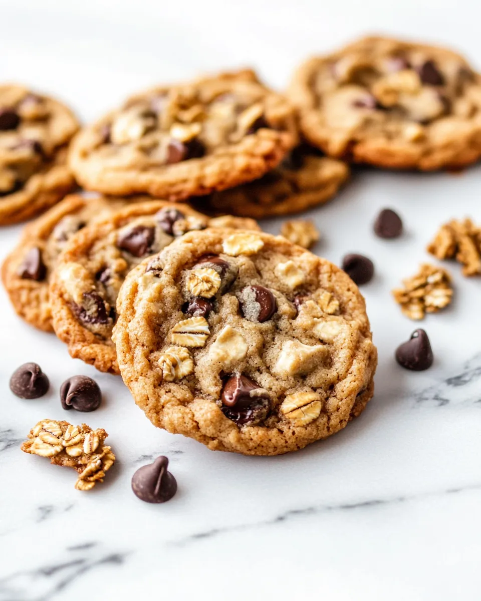 Homemade Granola Chocolate Chip Cookies photo