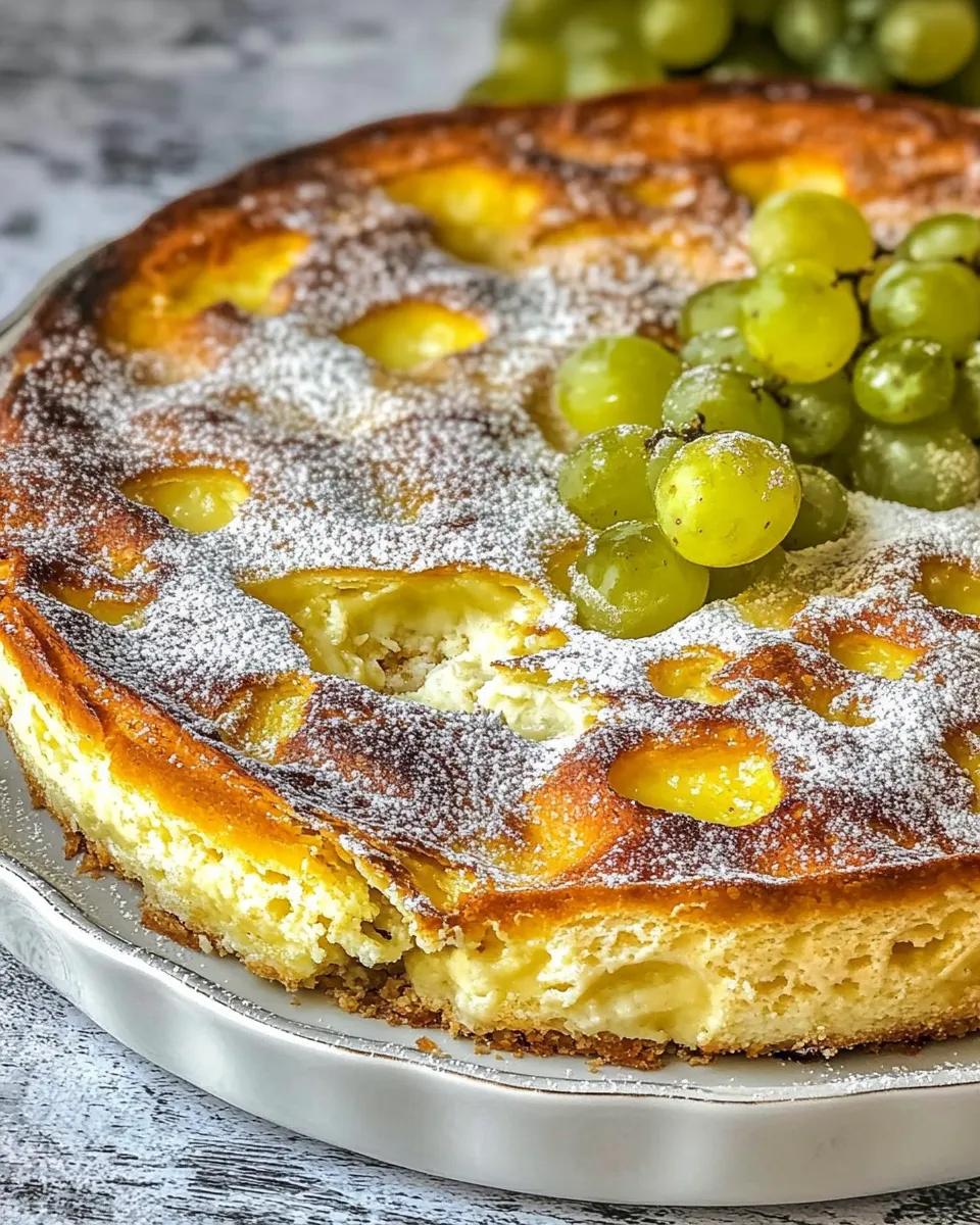 Homemade Grape Clafoutis photo