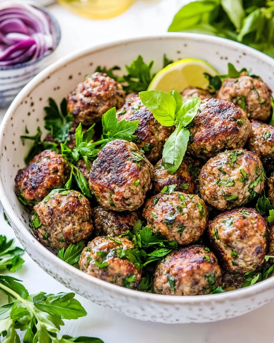 Classic Greek Meatballs dish photo