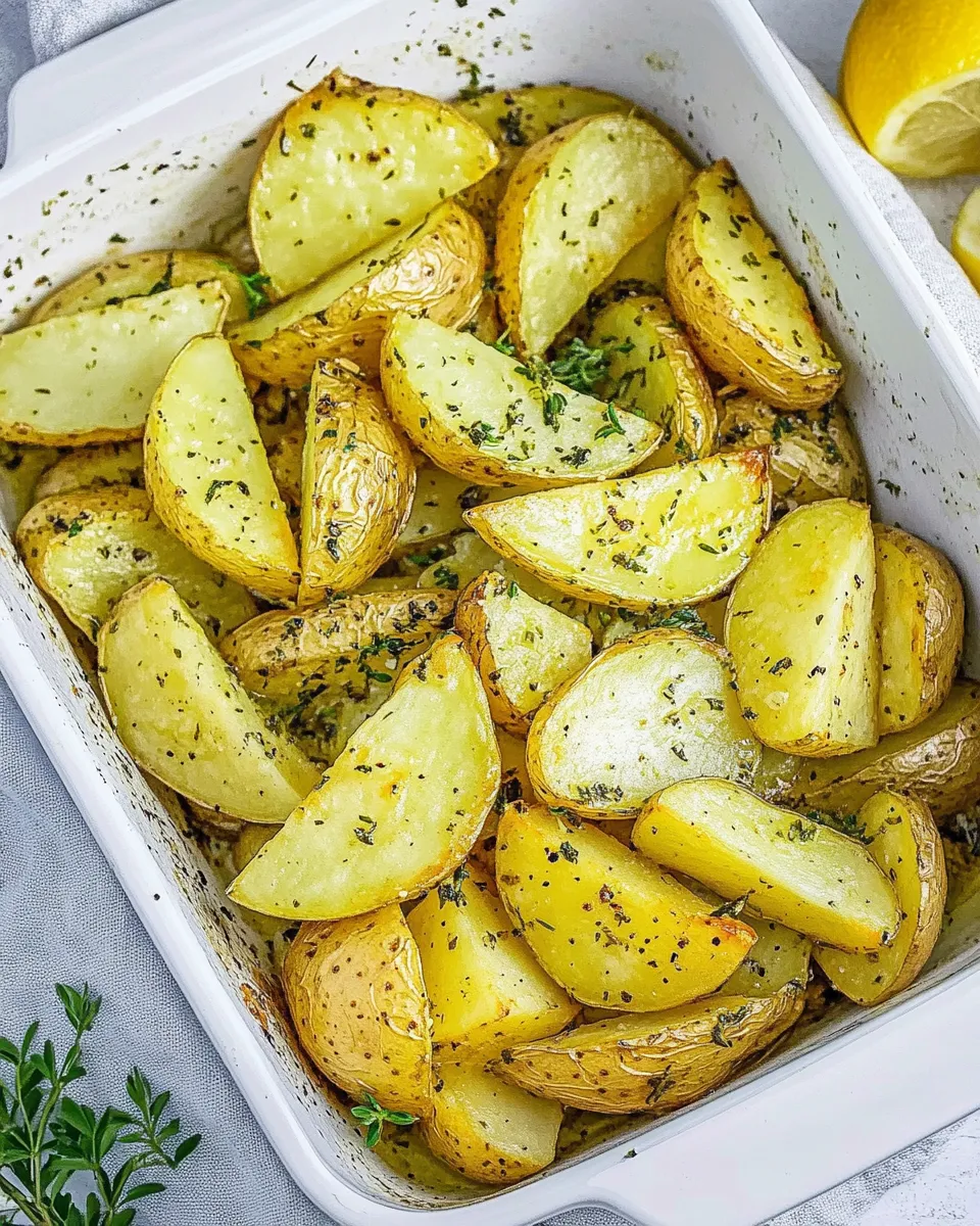 Homemade Greek Potatoes recipe photo