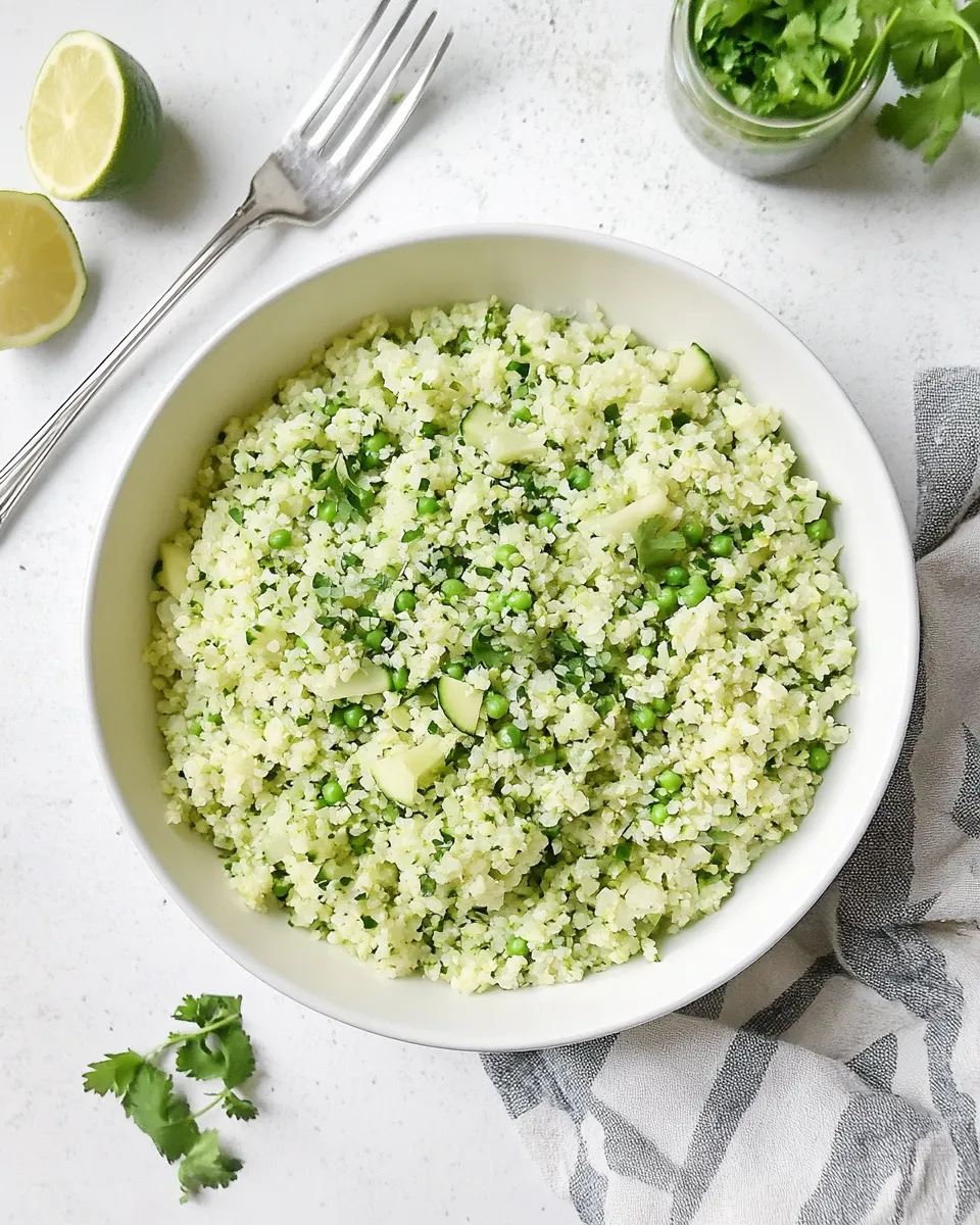 Classic Green Cauliflower Rice dish photo