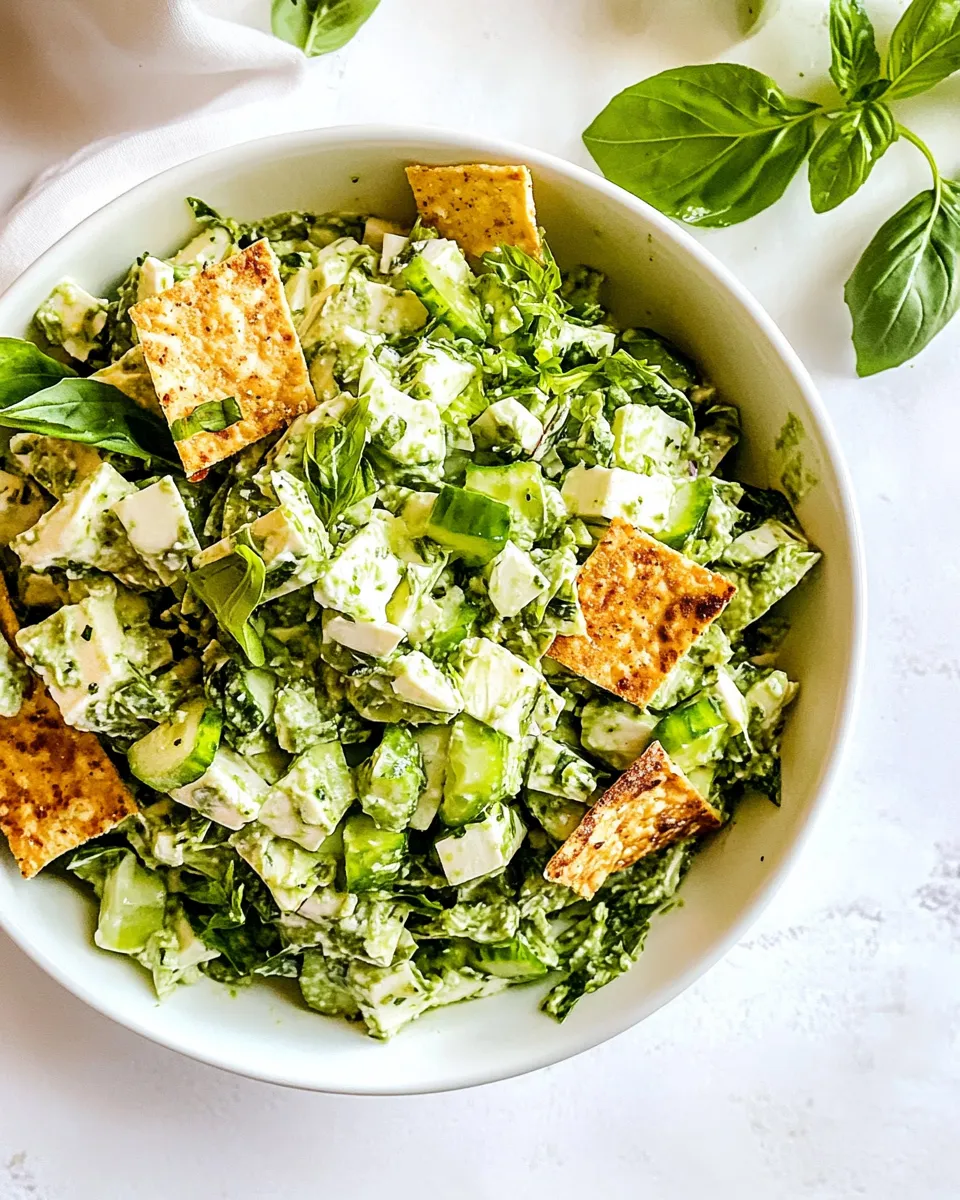 Homemade Green Goddess Salad recipe photo