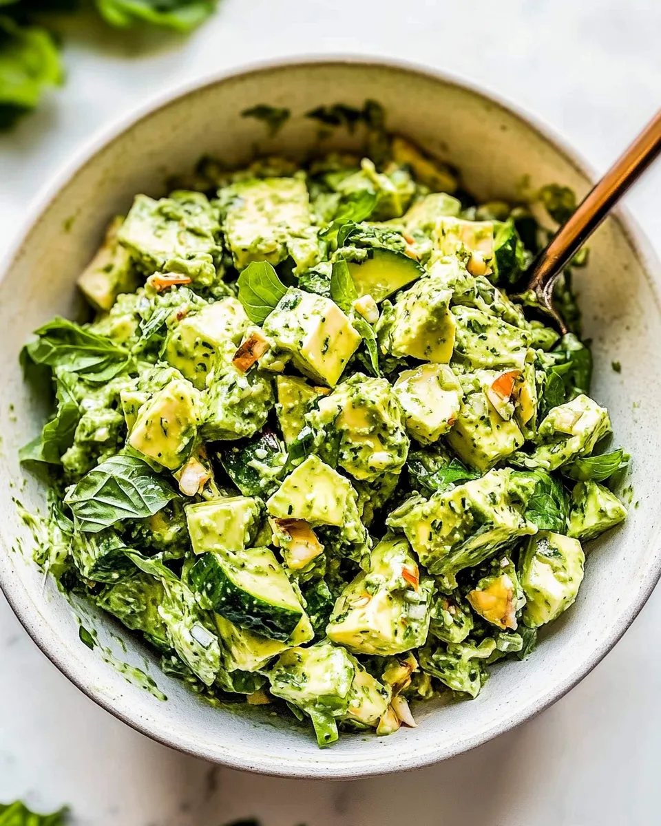 Easy Green Goddess Salad food shot