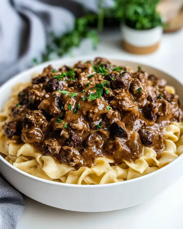 Easy Hamburger Stroganoff photo